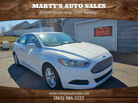 2014 Ford Fusion for sale at Marty's Auto Sales in Lenoir City TN