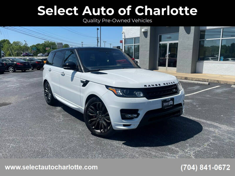 2016 Land Rover Range Rover Sport for sale at Select Auto of Charlotte in Matthews NC