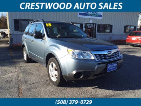 2013 Subaru Forester for sale at Crestwood Auto Sales in Swansea MA