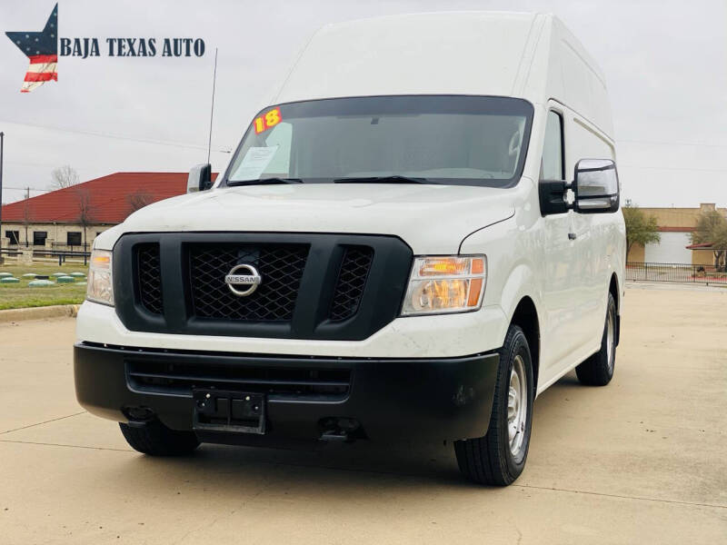 2018 Nissan NV for sale at Baja Texas Auto in Mansfield TX