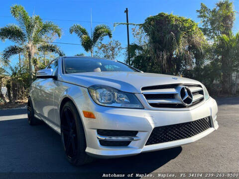 2013 Mercedes-Benz C-Class for sale at Autohaus of Naples in Naples FL