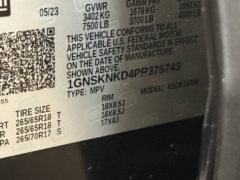 2023 Chevrolet Tahoe LT