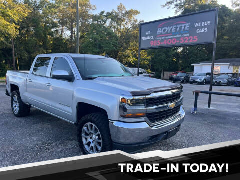 2018 Chevrolet Silverado 1500 for sale at Boyette Auto Sales in Covington LA