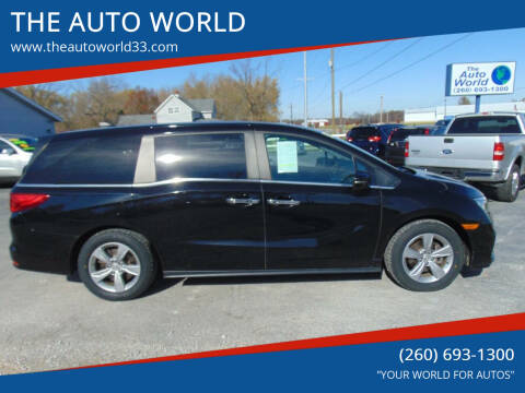 2018 Honda Odyssey for sale at THE AUTO WORLD in Churubusco IN