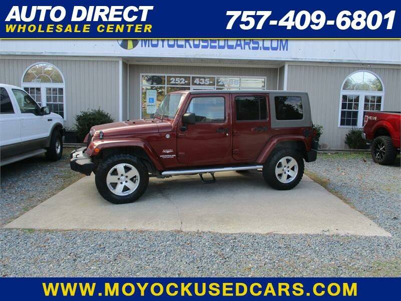 2008 Jeep Wrangler Unlimited for sale at Auto Direct Wholesale Center in Moyock NC