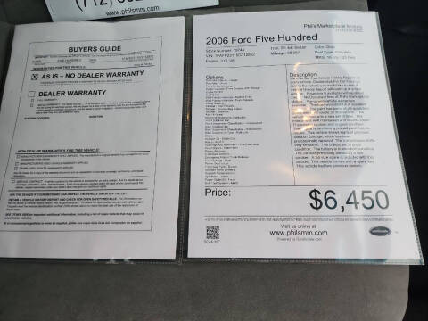 2006 Ford Five Hundred SE