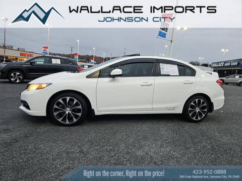 2013 Honda Civic for sale at WALLACE IMPORTS OF JOHNSON CITY in Johnson City TN