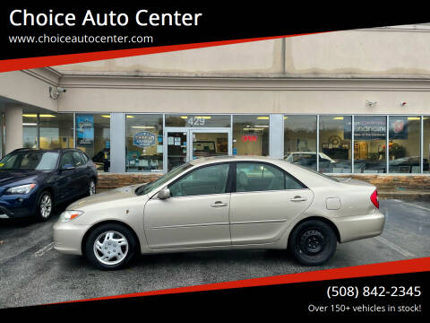 2002 Toyota Camry for sale at Choice Auto Center in Shrewsbury MA