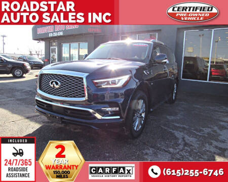 2020 Infiniti QX80 for sale at Roadstar Auto Sales Inc in Nashville TN