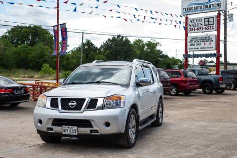 2011 Nissan Armada for sale at Texas Auto Solutions - Spring in Spring TX