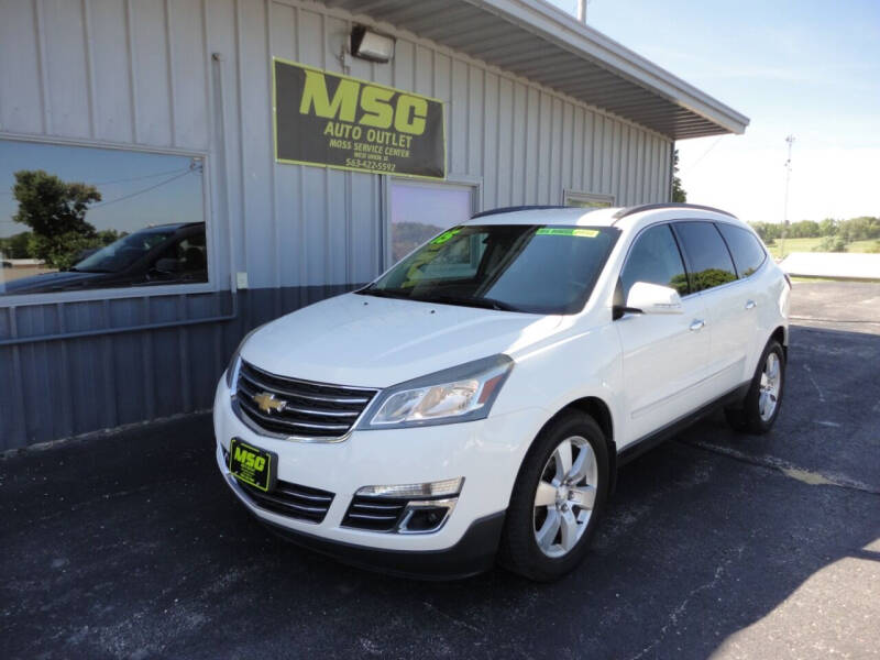 2015 Chevrolet Traverse for sale at Moss Service Center-MSC Auto Outlet in West Union IA