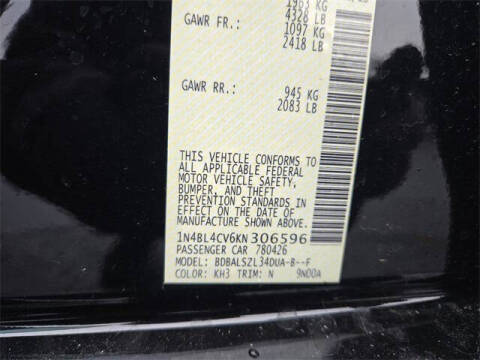 2019 Nissan Altima 2.5 SR