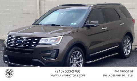 2016 Ford Explorer for sale at LAMAH MOTORS INC in Philadelphia PA