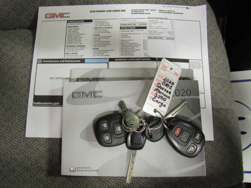 2020 GMC Savana 3500