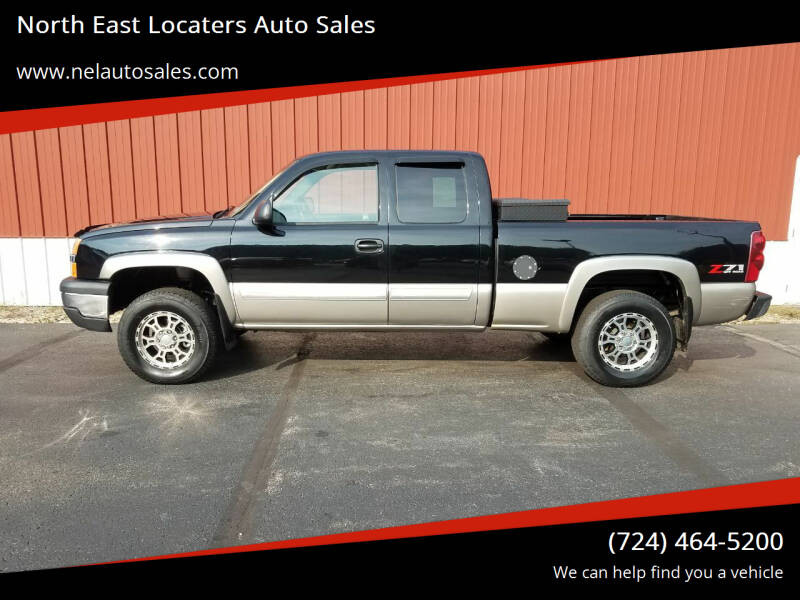 2003 Chevrolet Silverado 1500 for sale at North East Locaters Auto Sales in Indiana PA