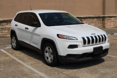 2014 Jeep Cherokee for sale at ALL STAR MOTORS INC in Houston TX