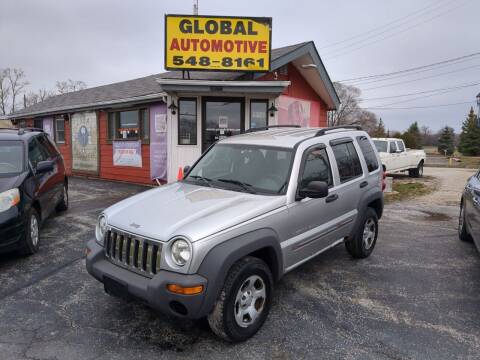 2003 Jeep Liberty for sale at GLOBAL AUTOMOTIVE in Grayslake IL