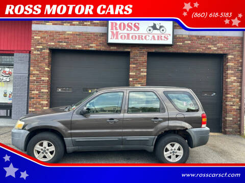 2007 Ford Escape for sale at ROSS MOTOR CARS in Torrington CT