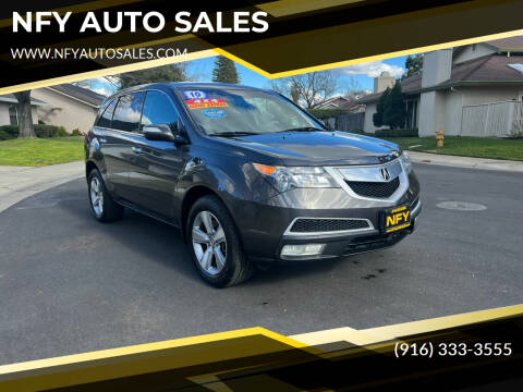 2010 Acura MDX for sale at NFY AUTO SALES in Sacramento CA