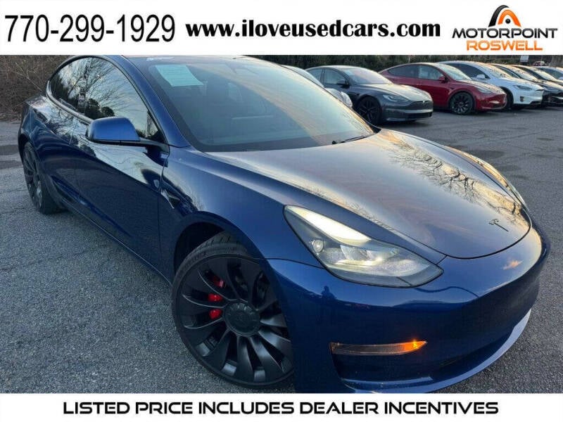 2021 Tesla Model 3 for sale at Motorpoint Roswell in Roswell GA