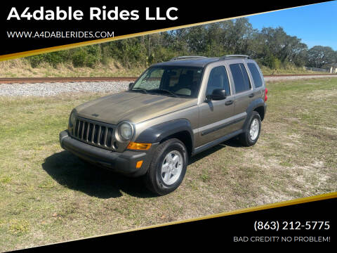 2005 Jeep Liberty for sale at A4dable Rides LLC in Haines City FL