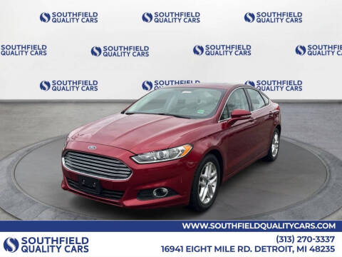 2015 Ford Fusion for sale at SOUTHFIELD QUALITY CARS in Detroit MI