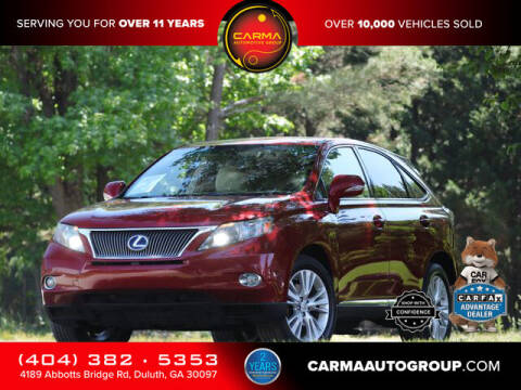 2010 Lexus RX 450h for sale at Carma Auto Group in Duluth GA
