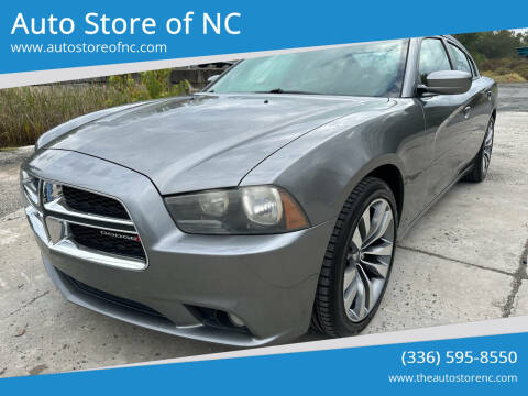 2012 Dodge Charger for sale at Auto Store of NC in Walnut Cove NC