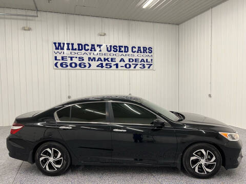 2017 Honda Accord for sale at Wildcat Used Cars in Somerset KY