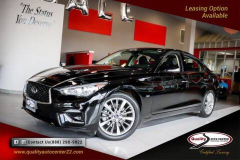 2018 Infiniti Q50 for sale at Quality Auto Center of Springfield in Springfield NJ