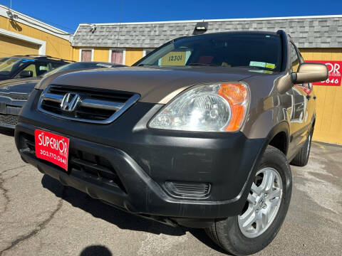 2003 Honda CR-V for sale at Superior Auto Sales, LLC in Wheat Ridge CO