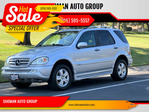 2005 Mercedes-Benz M-Class for sale at SHOMAN AUTO GROUP in Davis CA