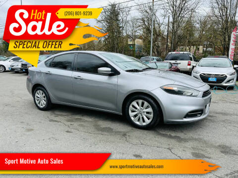 2014 Dodge Dart for sale at Sport Motive Auto Sales in Seattle WA