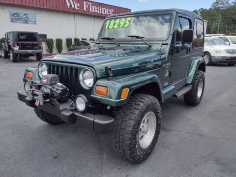 1999 Jeep Wrangler for sale at Mathews Used Cars, Inc. in Crawford GA