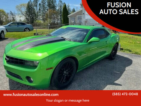 2011 Chevrolet Camaro for sale at FUSION AUTO SALES in Spencerport NY