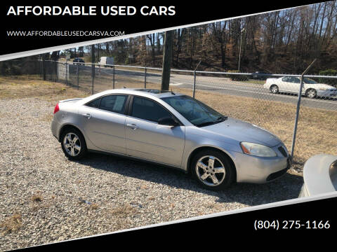 2005 Pontiac G6 for sale at AFFORDABLE USED CARS in North Chesterfield VA