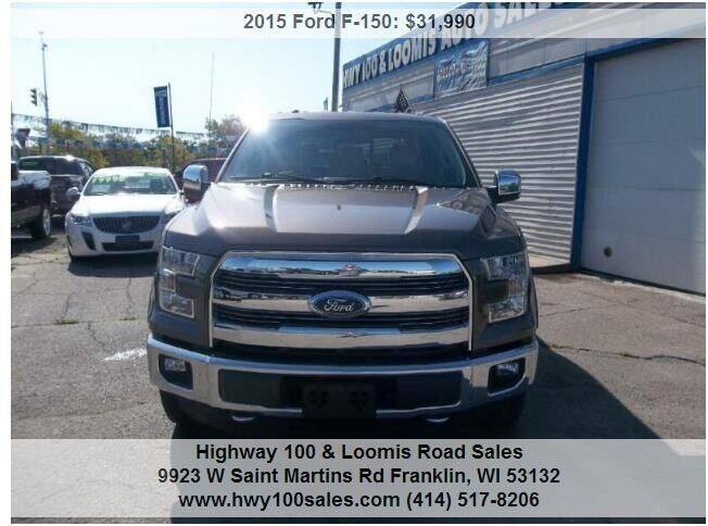 2015 Ford F-150 for sale at Highway 100 & Loomis Road Sales in Franklin WI