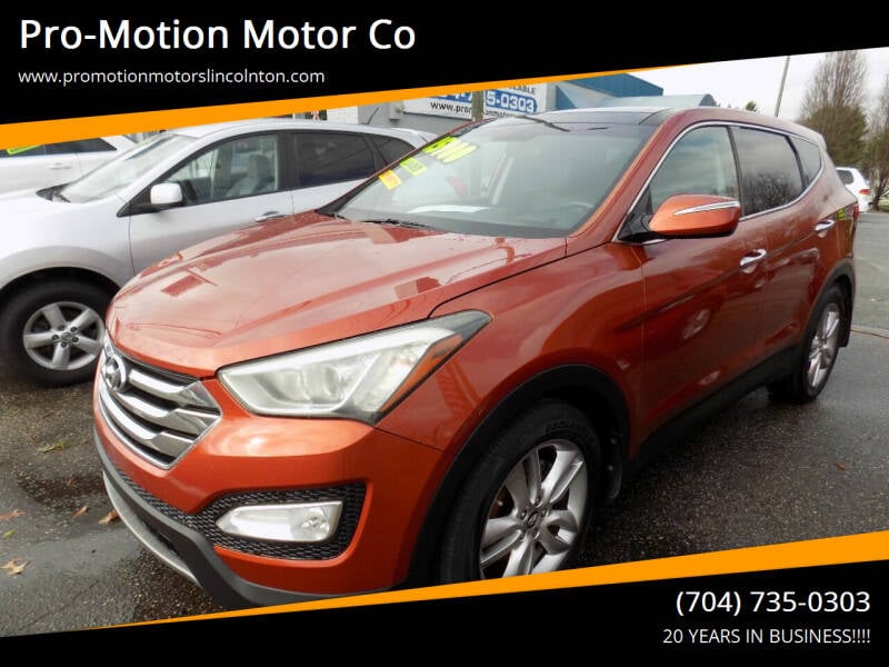 2013 Hyundai Santa Fe Sport for sale at Pro-Motion Motor Co in Lincolnton NC