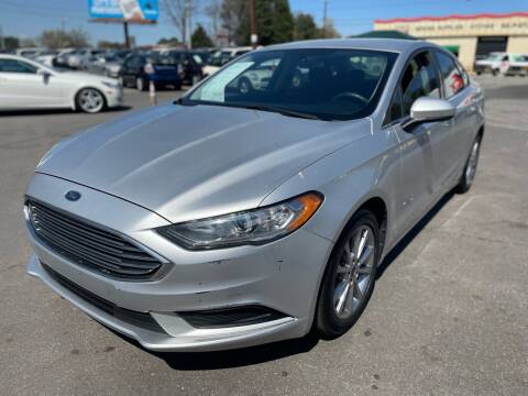 2017 Ford Fusion Hybrid for sale at Atlantic Auto Sales in Garner NC