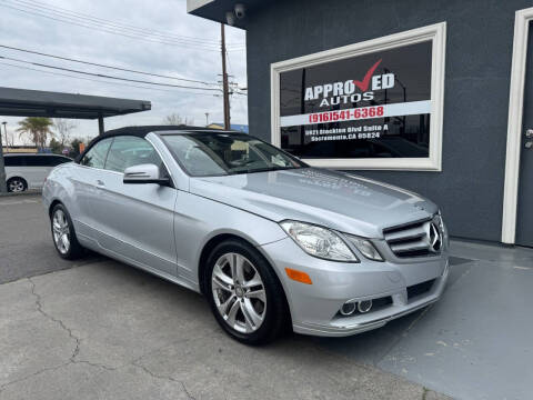 2011 Mercedes-Benz E-Class for sale at Approved Autos in Sacramento CA