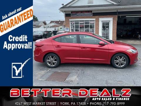 2018 Hyundai Elantra for sale at Better Dealz Auto Sales & Finance in York PA