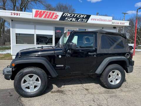 2014 Jeep Wrangler for sale at Will's Motor Sales in Grandville MI