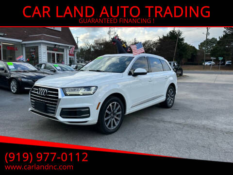 2017 Audi Q7 for sale at CAR LAND  AUTO TRADING - CAR LAND AUTO TRADING in Raleigh NC