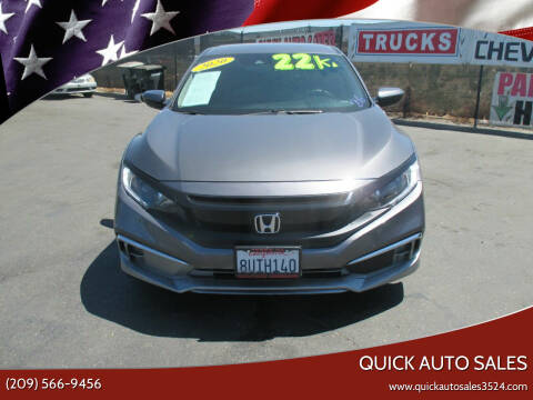 2020 Honda Civic for sale at Quick Auto Sales in Ceres CA