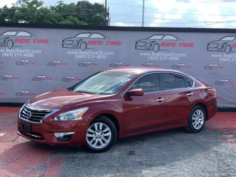 2013 Nissan Altima for sale at RIDETIME in Garland TX