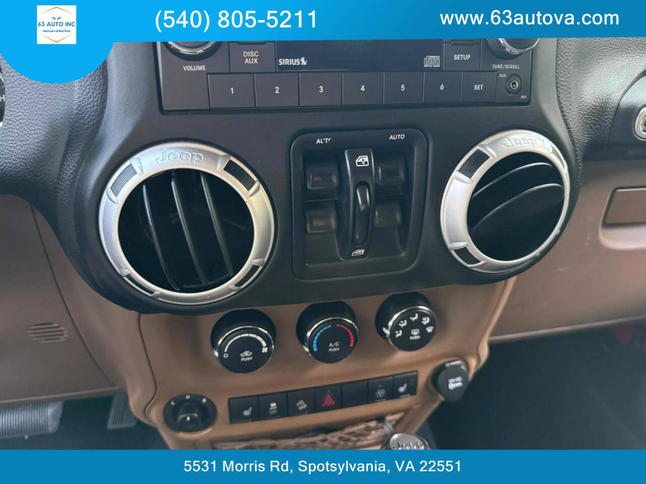 2015 Jeep Wrangler Unlimited for sale at 63 Auto Inc in Spotsylvania, VA