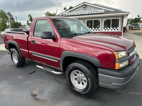 2004 Chevrolet Silverado 1500 for sale at PETE'S AUTO SALES LLC - Middletown in Middletown OH