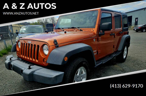 2011 Jeep Wrangler Unlimited for sale at A & Z AUTOS in Westfield MA