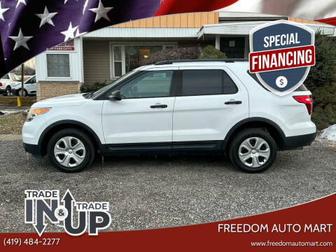 2013 Ford Explorer for sale at Freedom Auto Mart in Bellevue OH