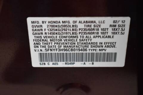 2012 Honda Pilot for sale at IMD Motors in Richardson TX